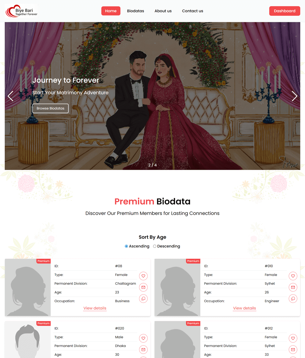 BiyeBari App